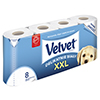 Papier toaletowy VELVET XXL (8) Delikatnie Biały